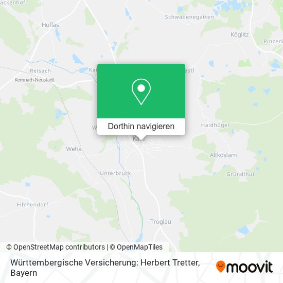 Württembergische Versicherung: Herbert Tretter Karte