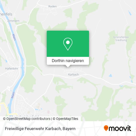 Freiwillige Feuerwehr Karbach Karte