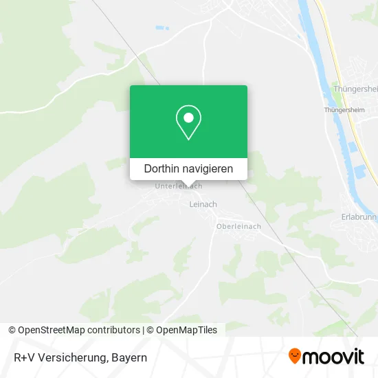 R+V Versicherung Karte