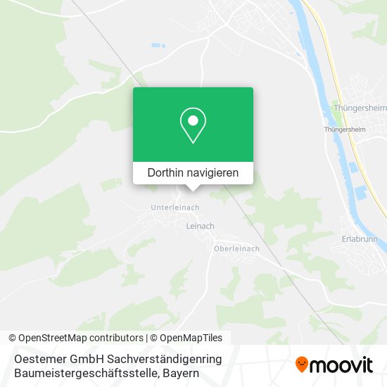 Oestemer GmbH Sachverständigenring Baumeistergeschäftsstelle Karte