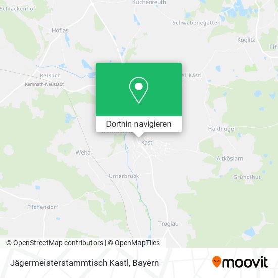 Jägermeisterstammtisch Kastl Karte