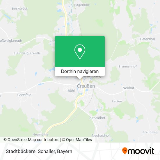 Stadtbäckerei Schaller Karte