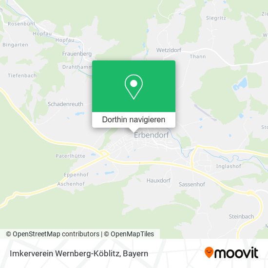 Imkerverein Wernberg-Köblitz Karte