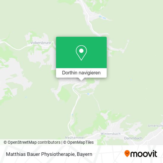Matthias Bauer Physiotherapie Karte