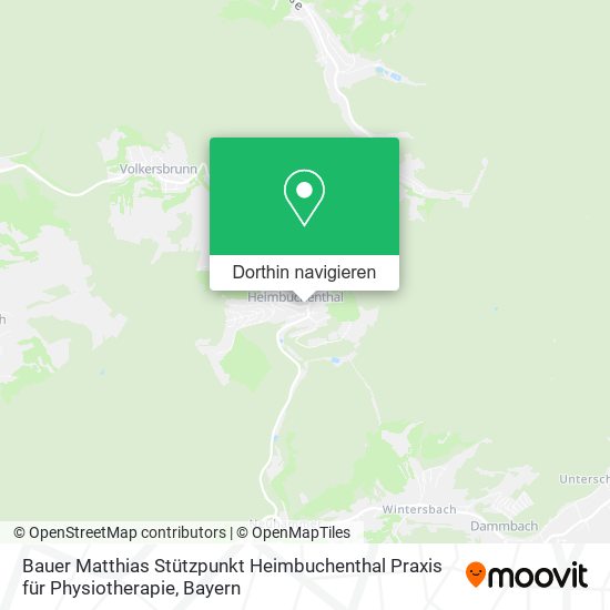Bauer Matthias Stützpunkt Heimbuchenthal Praxis für Physiotherapie Karte