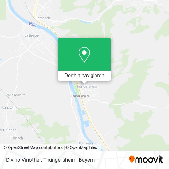 Divino Vinothek Thüngersheim Karte