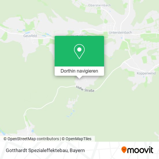 Gotthardt Spezialeffektebau Karte