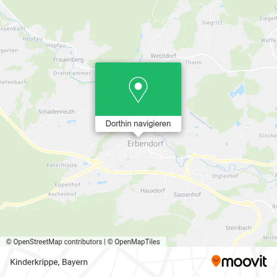 Kinderkrippe Karte