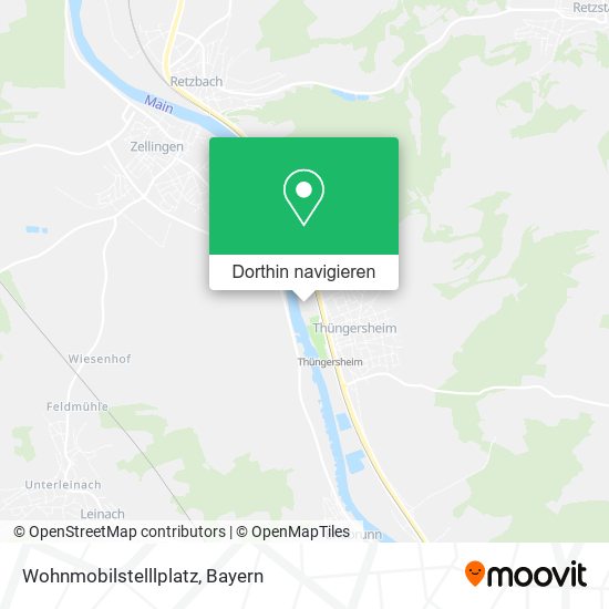 Wohnmobilstelllplatz Karte