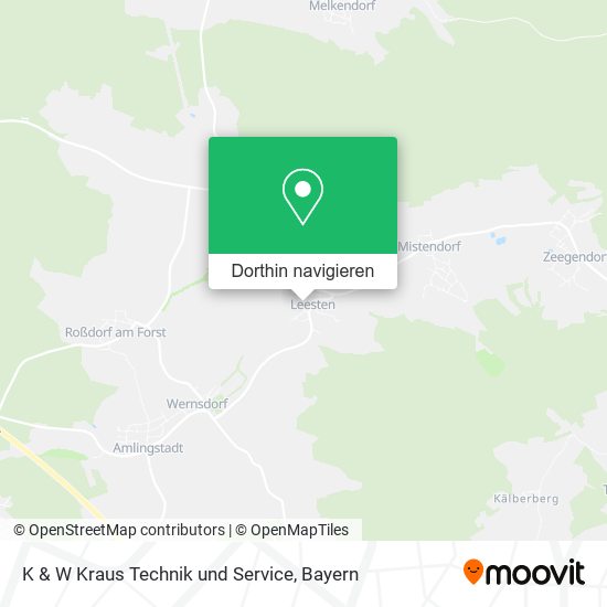 K & W Kraus Technik und Service Karte