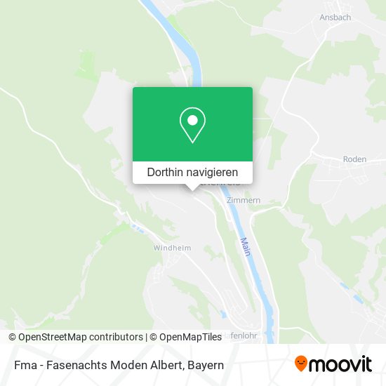 Fma - Fasenachts Moden Albert Karte