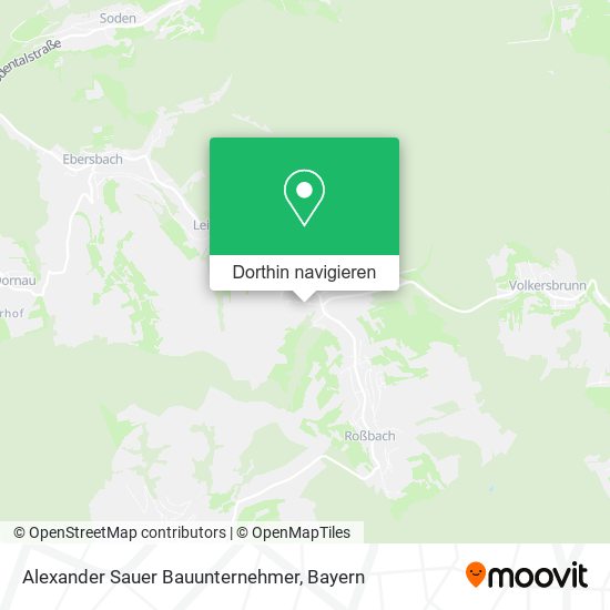 Alexander Sauer Bauunternehmer Karte