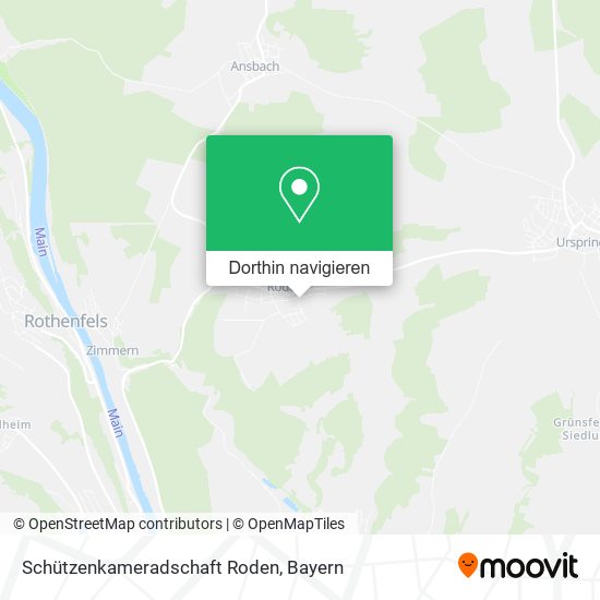 Schützenkameradschaft Roden Karte