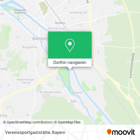 Vereinssportgaststätte Karte