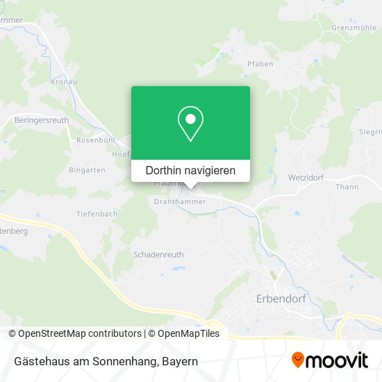 Gästehaus am Sonnenhang Karte