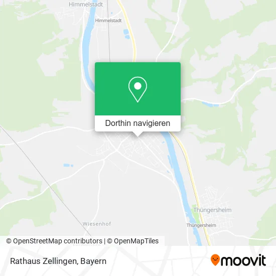 Rathaus Zellingen Karte