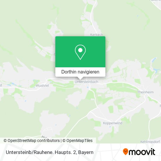 Untersteinb/Rauhene. Haupts. 2 Karte