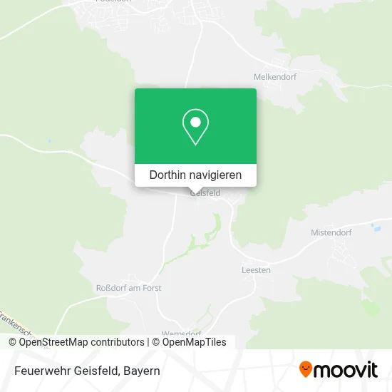 Feuerwehr Geisfeld Karte