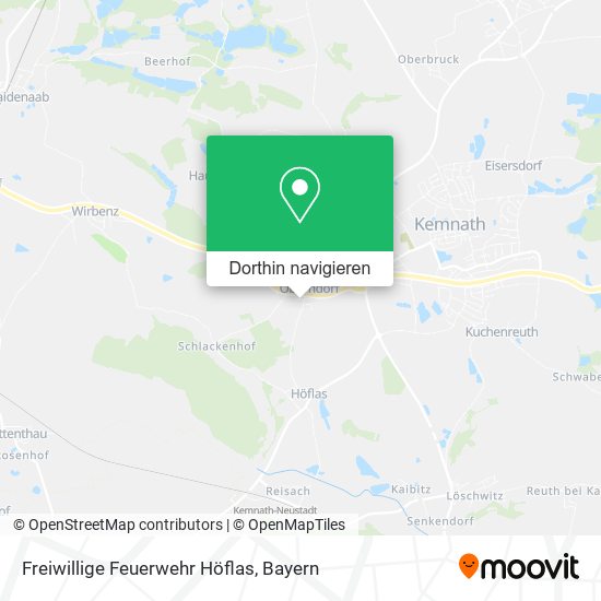 Freiwillige Feuerwehr Höflas Karte