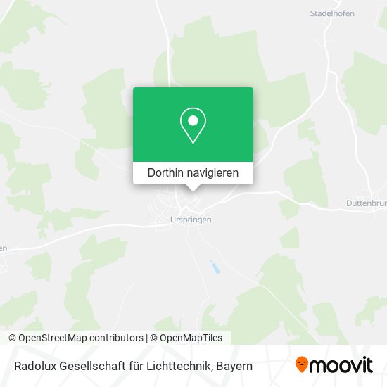 Radolux Gesellschaft für Lichttechnik Karte