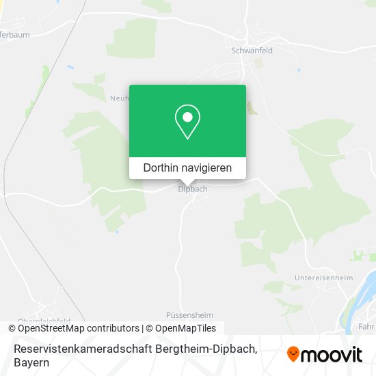 Reservistenkameradschaft Bergtheim-Dipbach Karte