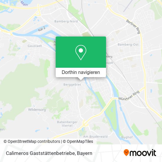 Calimeros Gaststättenbetriebe Karte