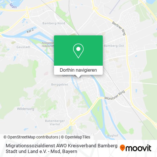 Migrationssozialdienst AWO Kreisverband Bamberg Stadt und Land e.V. - Msd Karte