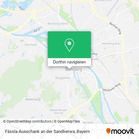 Fässla-Ausschank an der Sandkerwa Karte