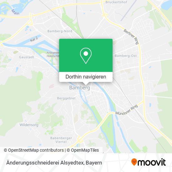 Änderungsschneiderei Alsyedtex Karte