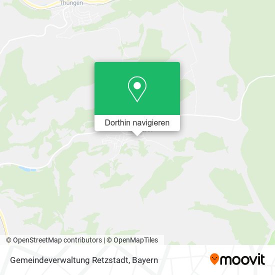 Gemeindeverwaltung Retzstadt Karte