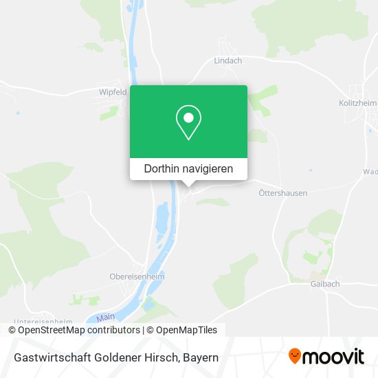 Gastwirtschaft Goldener Hirsch Karte