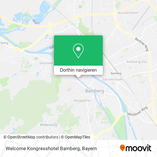 Welcome Kongresshotel Bamberg Karte