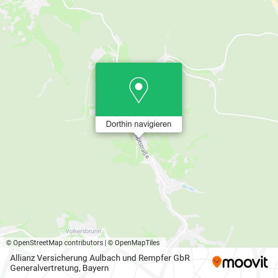 Allianz Versicherung Aulbach und Rempfer GbR Generalvertretung Karte