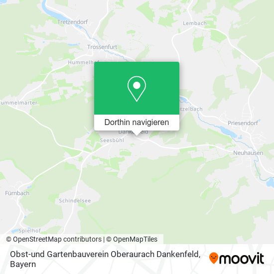 Obst-und Gartenbauverein Oberaurach Dankenfeld Karte