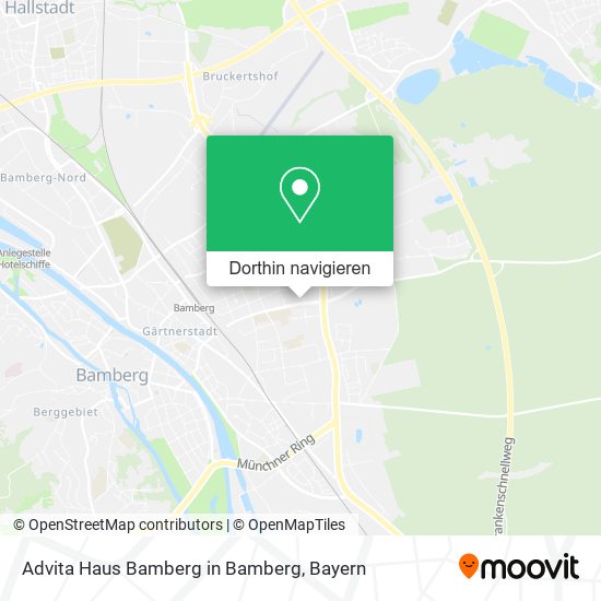 Advita Haus Bamberg in Bamberg Karte
