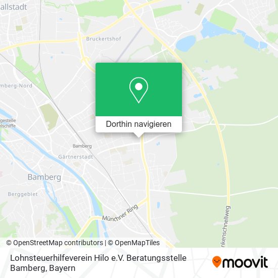 Lohnsteuerhilfeverein Hilo e.V. Beratungsstelle Bamberg Karte