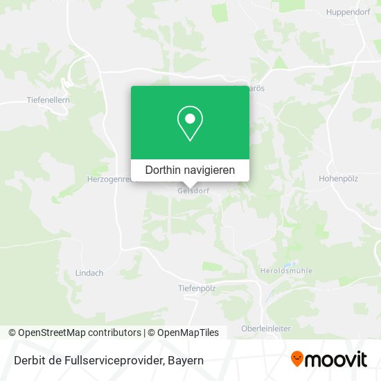 Derbit de Fullserviceprovider Karte