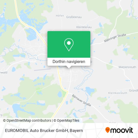 EUROMOBIL Auto Brucker GmbH Karte