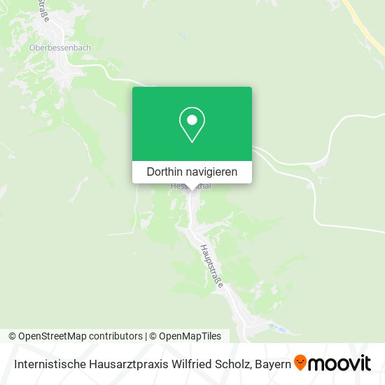 Internistische Hausarztpraxis Wilfried Scholz Karte