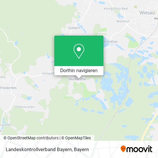 Landeskontrollverband Bayern Karte