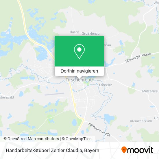 Handarbeits-Stüberl Zeitler Claudia Karte