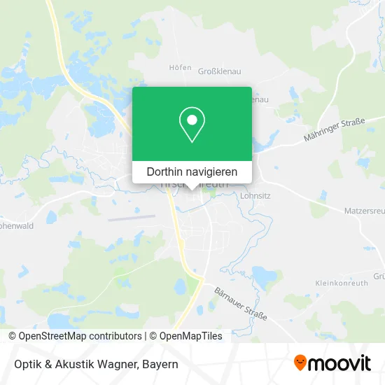 Optik & Akustik Wagner Karte