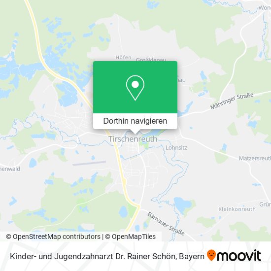 Kinder- und Jugendzahnarzt Dr. Rainer Schön Karte