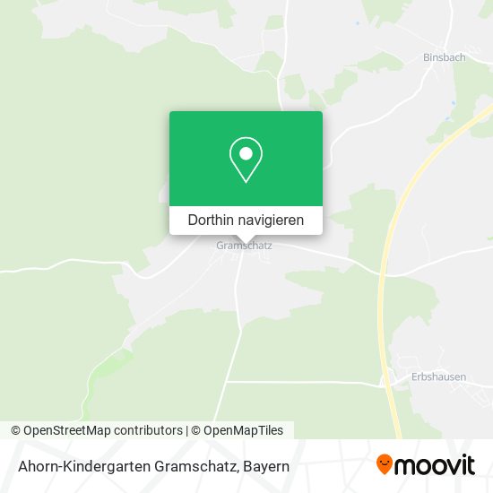 Ahorn-Kindergarten Gramschatz Karte