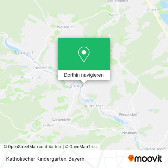 Katholischer Kindergarten Karte