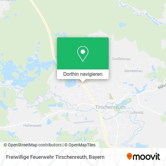 Freiwillige Feuerwehr Tirschenreuth Karte
