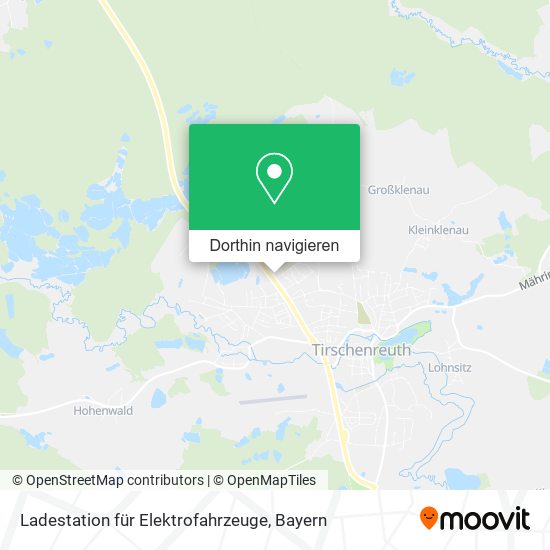 Ladestation für Elektrofahrzeuge Karte