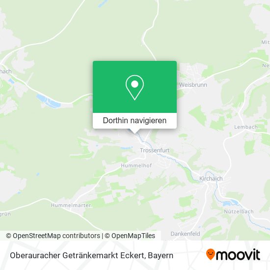Oberauracher Getränkemarkt Eckert Karte