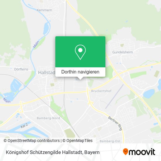 Königshof Schützengilde Hallstadt Karte