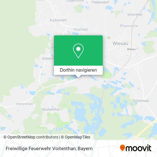 Freiwillige Feuerwehr Voitenthan Karte